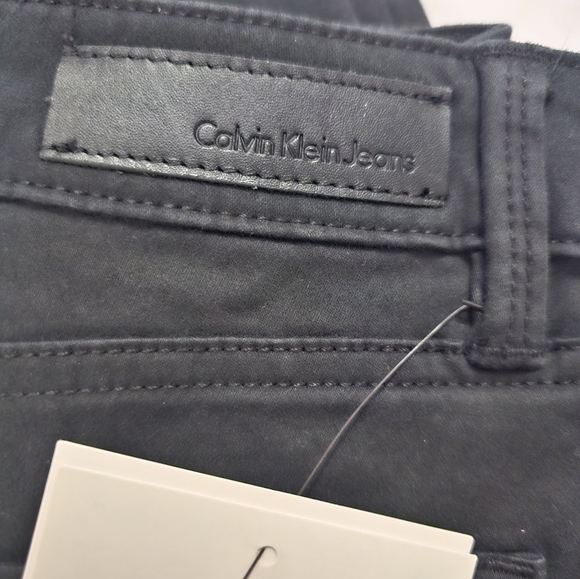 Nwt Calvin Klein mid rise skinny pants black Size 2 - Picture 4 of 6
